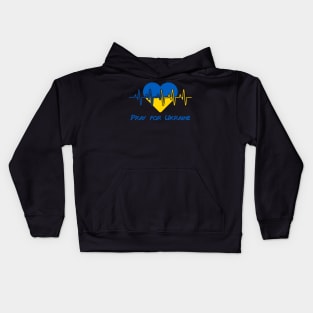 Pray for Ukraine Kids Hoodie